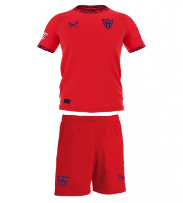 Sevilla Bortaställ Barn 2024-25 Kortärmad (+ Korta byxor)